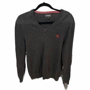 Men’s gray express sweater sz M